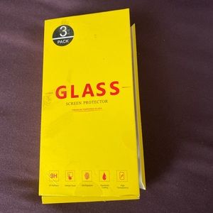 IPhone X Tempered Glass protector X 3